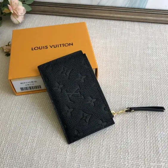 LOUIS HOLDER CARD ZIPPED VUITTON 0330